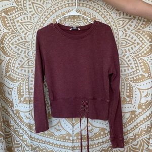 AMERICAN EAGLE long sleeve corset shirt